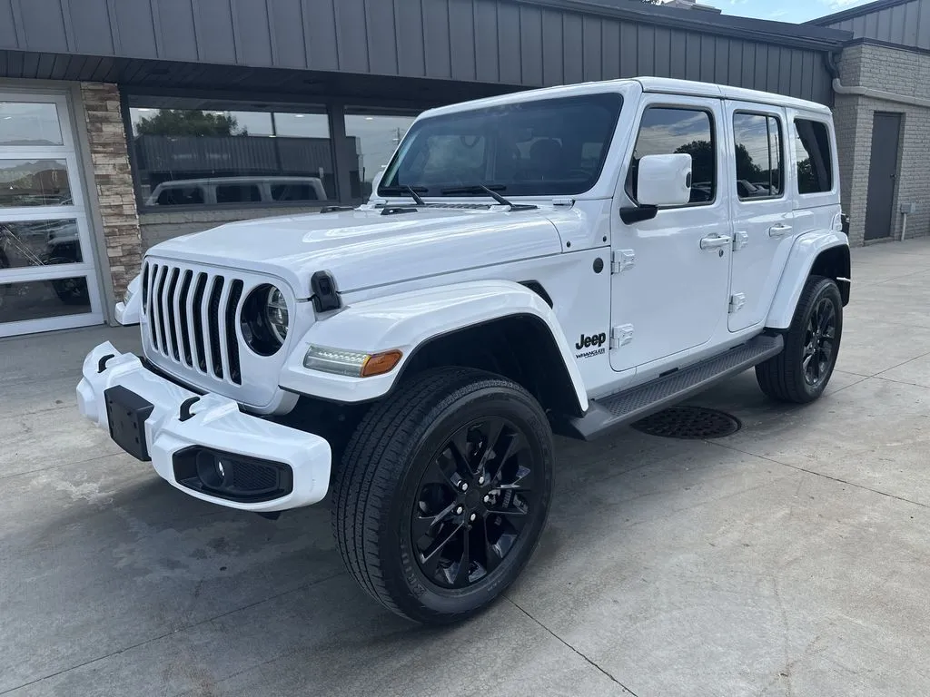 White 2020 Jeep Wrangler Unlimited Sahara High Altitude for sale in Somerset, WI