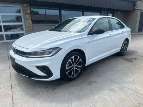 White 2025 Volkswagen Jetta 1.5T Sport for sale in Somerset, WI