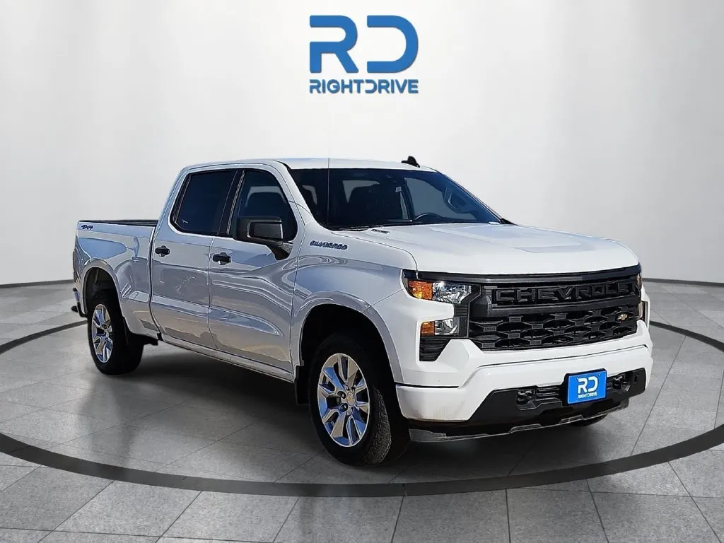 White 2025 Chevrolet Silverado 1500 Custom for sale in Fort Worth, TX