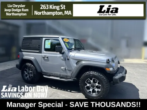 Silver 2018 Jeep Wrangler Sport S for sale in Northampton, MA