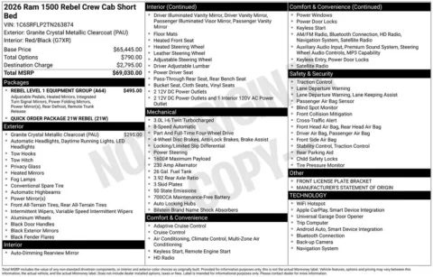 More photos of 2026 Ram 1500 Rebel at Lia Chrysler Jeep Dodge Ram Northampton, MA