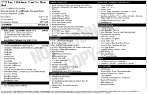 More photos of 2026 Ram 1500 Rebel at Lia Chrysler Jeep Dodge Ram Northampton, MA