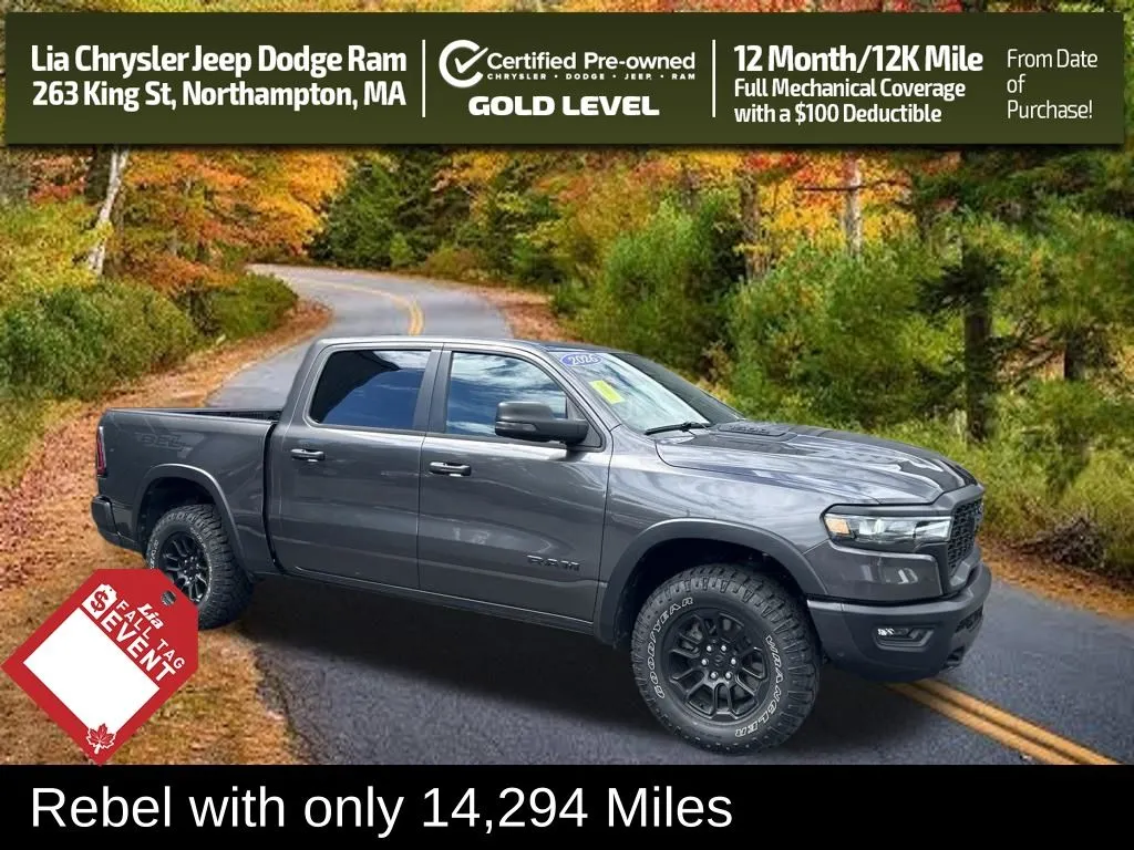Gray 2026 Ram 1500 Rebel for sale in Northampton, MA