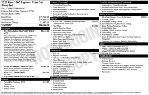 More photos of 2023 Ram 1500 Big Horn/Lone Star at Lia Chrysler Jeep Dodge Ram Northampton, MA