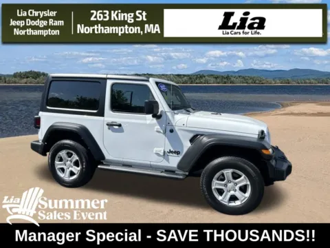 White 2022 Jeep Wrangler Sport S for sale in Northampton, MA