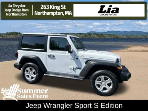 White 2022 Jeep Wrangler Sport S for sale in Northampton, MA