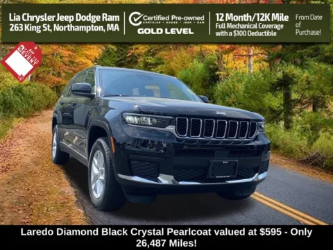 Black 2023 Jeep Grand Cherokee L Laredo for sale in Northampton, MA