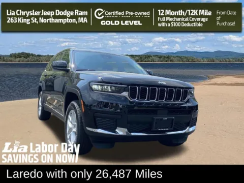 Black 2023 Jeep Grand Cherokee L Laredo for sale in Northampton, MA