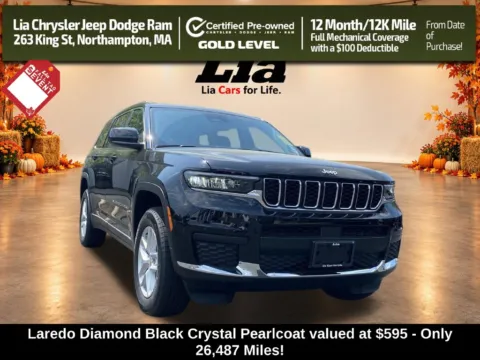 Black 2023 Jeep Grand Cherokee L Laredo for sale in Northampton, MA