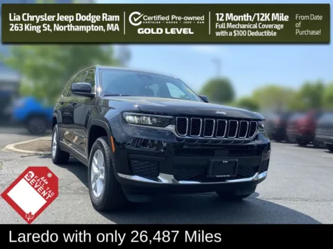 Black 2023 Jeep Grand Cherokee L Laredo for sale in Northampton, MA
