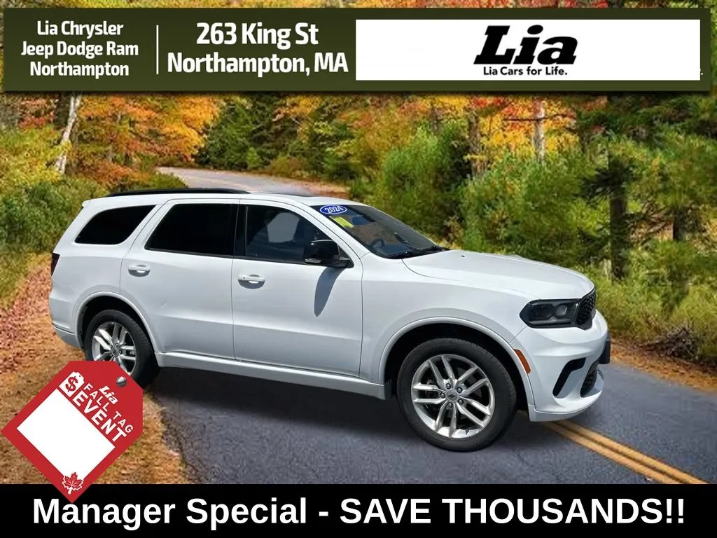 White 2024 Dodge Durango GT Plus for sale in Northampton, MA