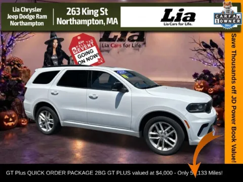 White 2024 Dodge Durango GT Plus for sale in Northampton, MA