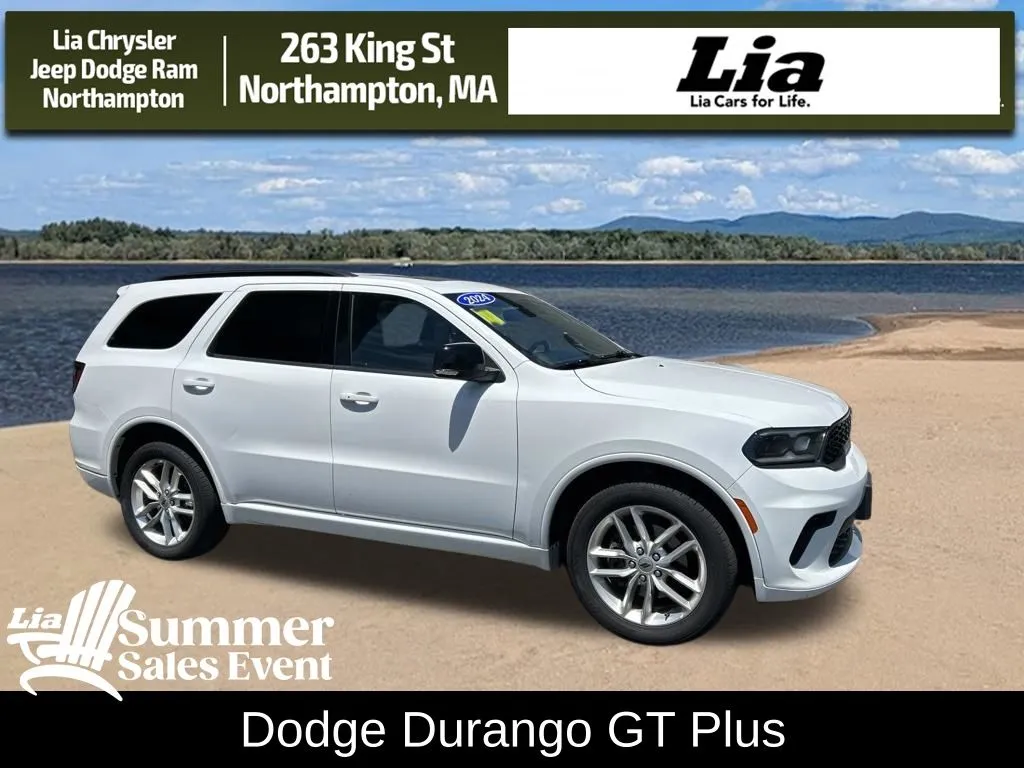 White 2024 Dodge Durango GT Plus for sale in Northampton, MA