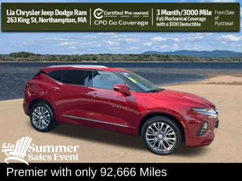 Red 2020 Chevrolet Blazer Premier for sale in Northampton, MA