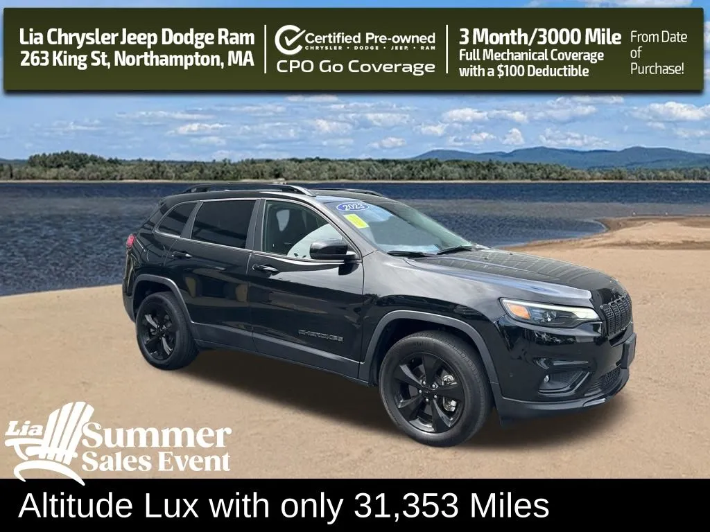 Black 2023 Jeep Cherokee Altitude for sale in Northampton, MA