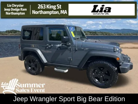 Gray 2017 Jeep Wrangler Sport for sale in Northampton, MA