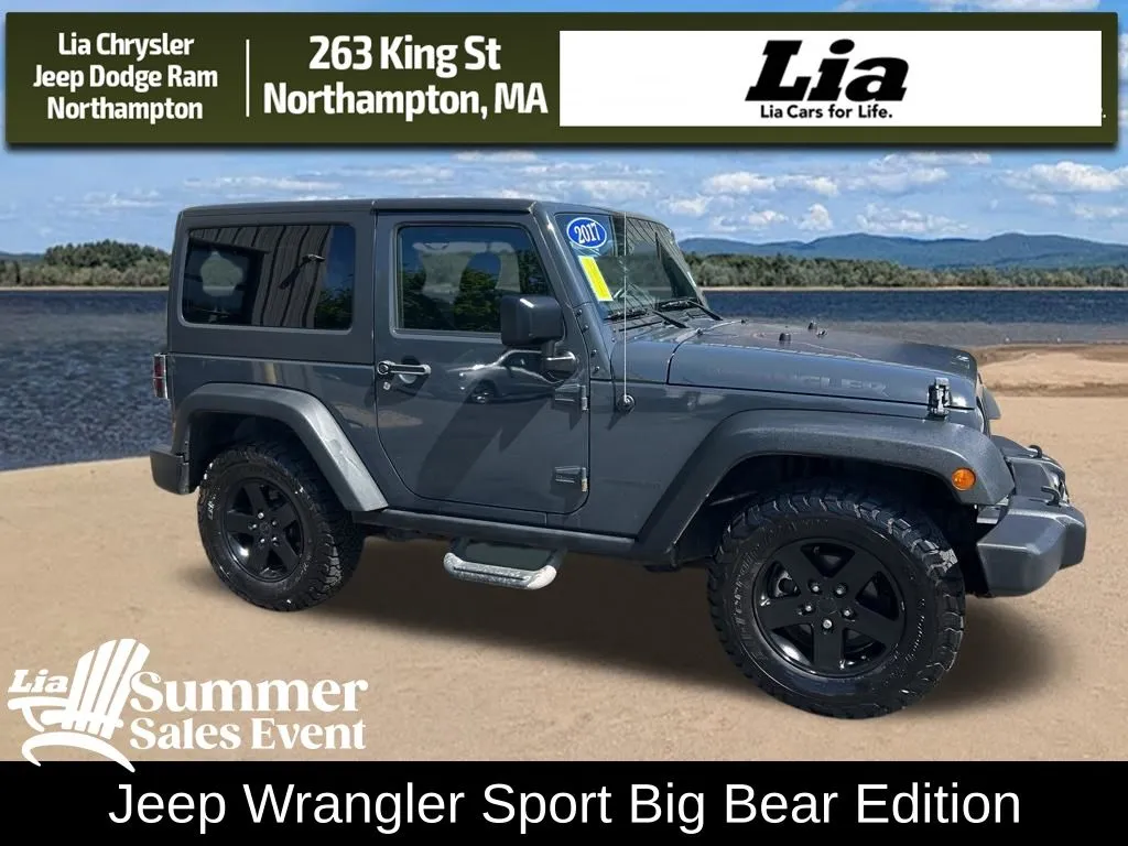 Gray 2017 Jeep Wrangler Sport for sale in Northampton, MA