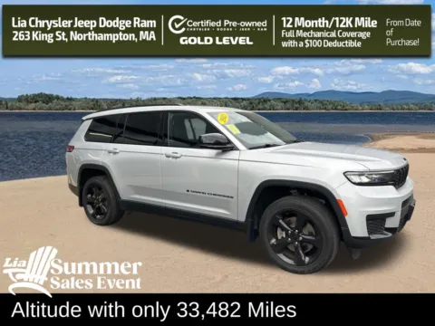 Silver 2023 Jeep Grand Cherokee L Altitude for sale in Northampton, MA