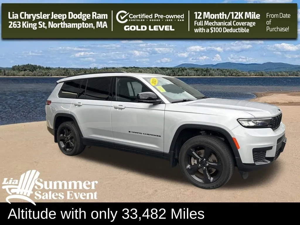Silver 2023 Jeep Grand Cherokee L Altitude for sale in Northampton, MA