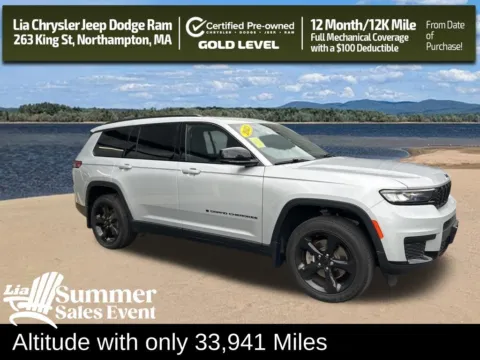 Silver 2023 Jeep Grand Cherokee L Altitude for sale in Northampton, MA