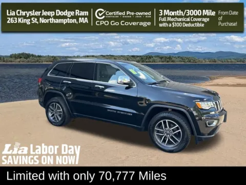 Black 2020 Jeep Grand Cherokee Limited for sale in Northampton, MA