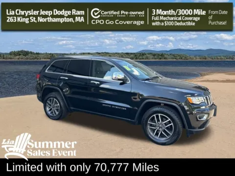 Black 2020 Jeep Grand Cherokee Limited for sale in Northampton, MA