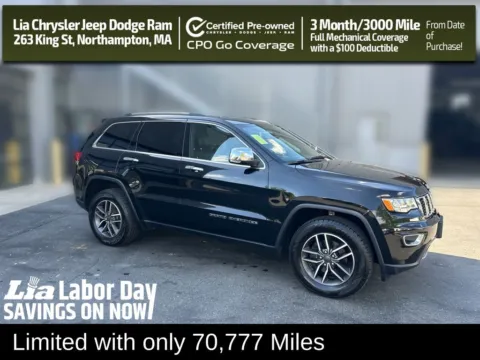 Black 2020 Jeep Grand Cherokee Limited for sale in Northampton, MA