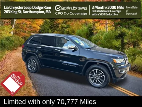 Black 2020 Jeep Grand Cherokee Limited for sale in Northampton, MA
