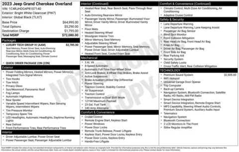 More photos of 2023 Jeep Grand Cherokee Overland at Lia Chrysler Jeep Dodge Ram Northampton, MA