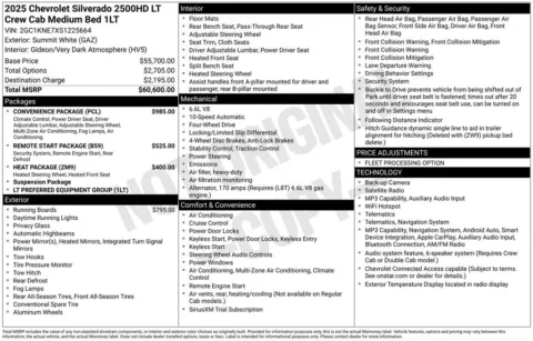 More photos of 2025 Chevrolet Silverado 2500 HD LT at Lia Chrysler Jeep Dodge Ram Northampton, MA