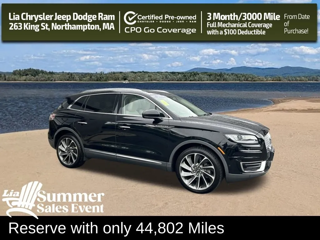 Black 2020 Lincoln Nautilus Reserve for sale in Northampton, MA