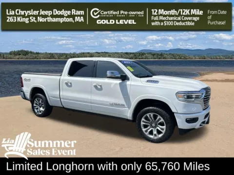 White 2021 Ram 1500 Laramie Longhorn for sale in Northampton, MA