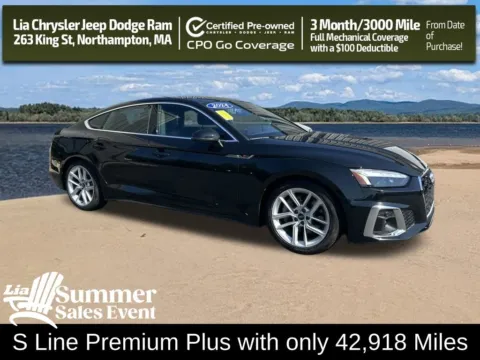 Black 2024 Audi A5 Sportback 45 S line Premium Plus for sale in Northampton, MA