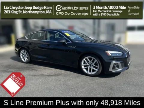 Black 2024 Audi A5 Sportback 45 S line Premium Plus for sale in Northampton, MA
