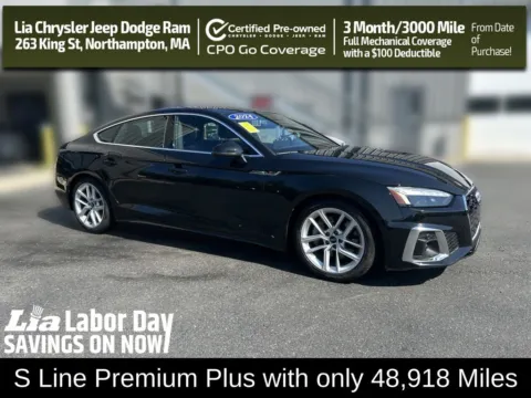 Black 2024 Audi A5 Sportback 45 S line Premium Plus for sale in Northampton, MA