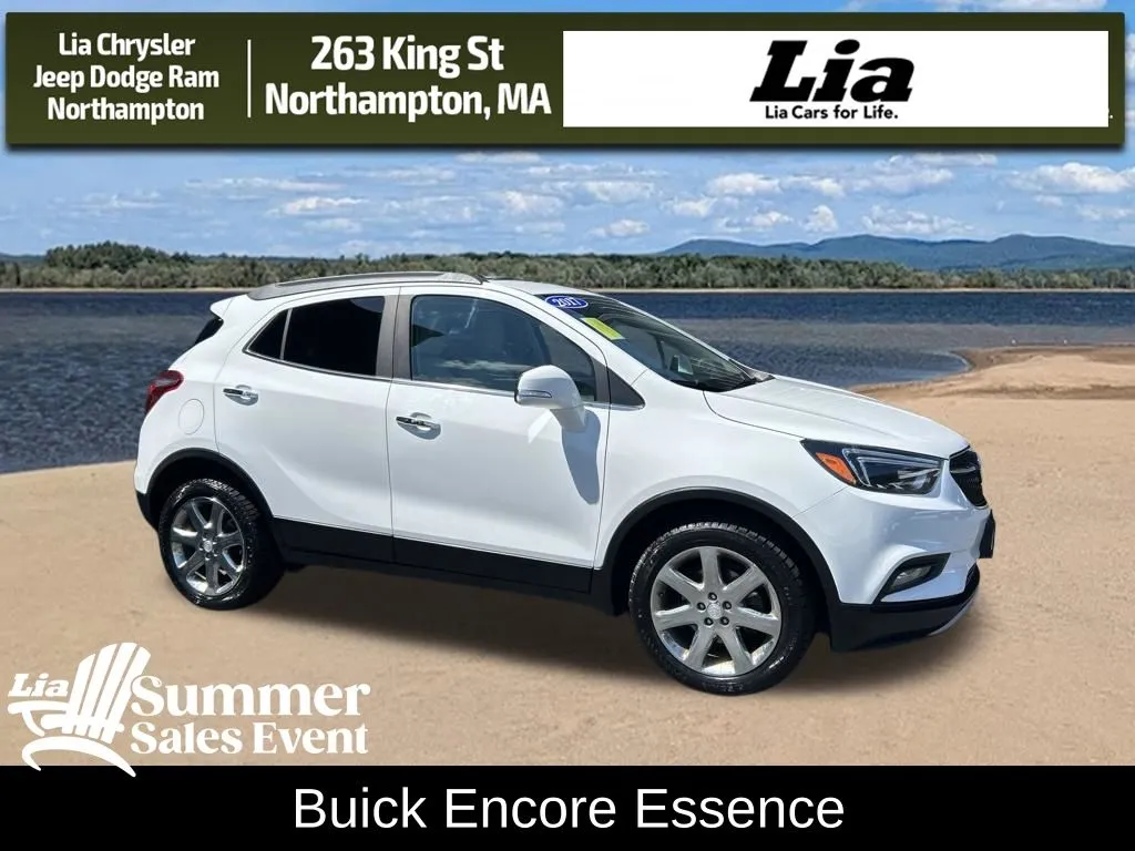 White 2017 Buick Encore Essence for sale in Northampton, MA