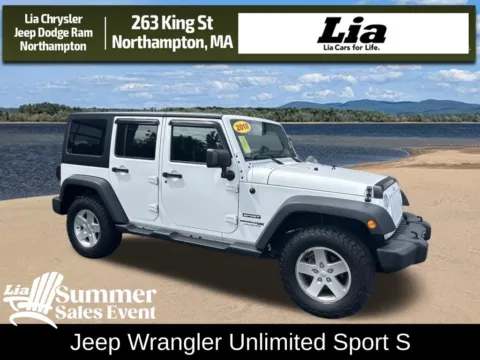 White 2018 Jeep Wrangler JK Unlimited Sport for sale in Northampton, MA