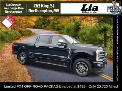 Black 2024 Ford F-350SD Limited for sale in Northampton, MA