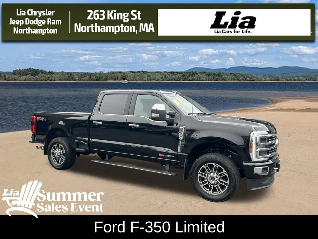 Black 2024 Ford F-350SD Limited for sale in Northampton, MA