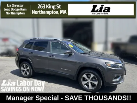 Gray 2019 Jeep Cherokee Limited for sale in Northampton, MA