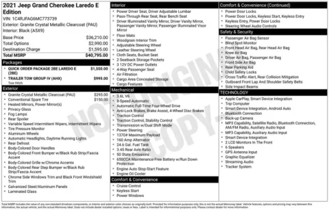 More photos of 2021 Jeep Grand Cherokee Laredo E at Lia Chrysler Jeep Dodge Ram Northampton, MA