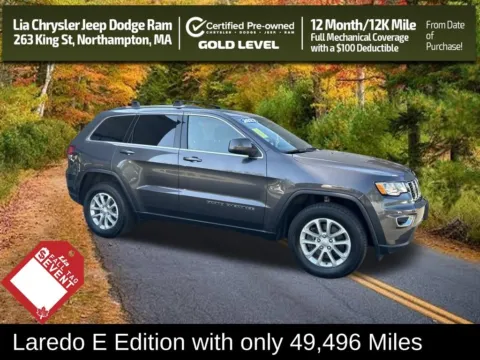 Gray 2021 Jeep Grand Cherokee Laredo E for sale in Northampton, MA