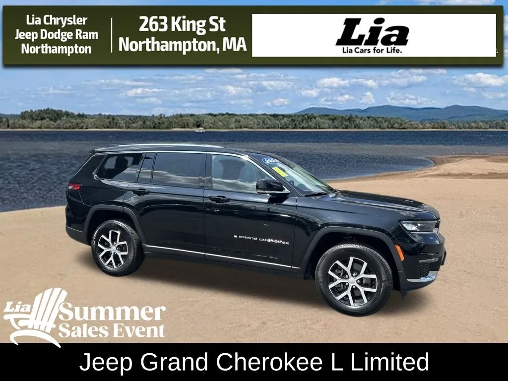 Black 2023 Jeep Grand Cherokee L Limited for sale in Northampton, MA
