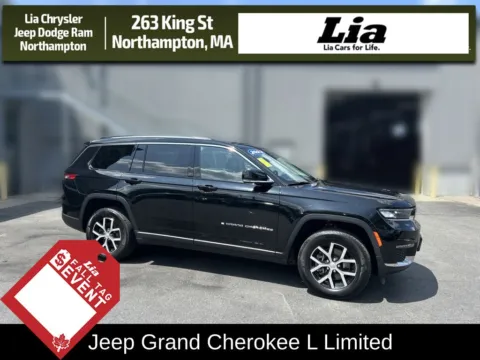 Black 2023 Jeep Grand Cherokee L Limited for sale in Northampton, MA