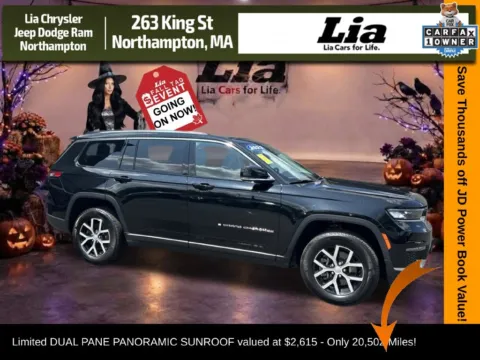 Black 2023 Jeep Grand Cherokee L Limited for sale in Northampton, MA