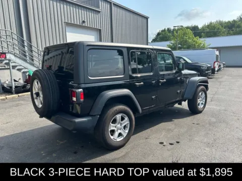 Another view of 2023 Jeep Wrangler Sport S for sale in Northampton, MA at Lia Chrysler Jeep Dodge Ram Northampton