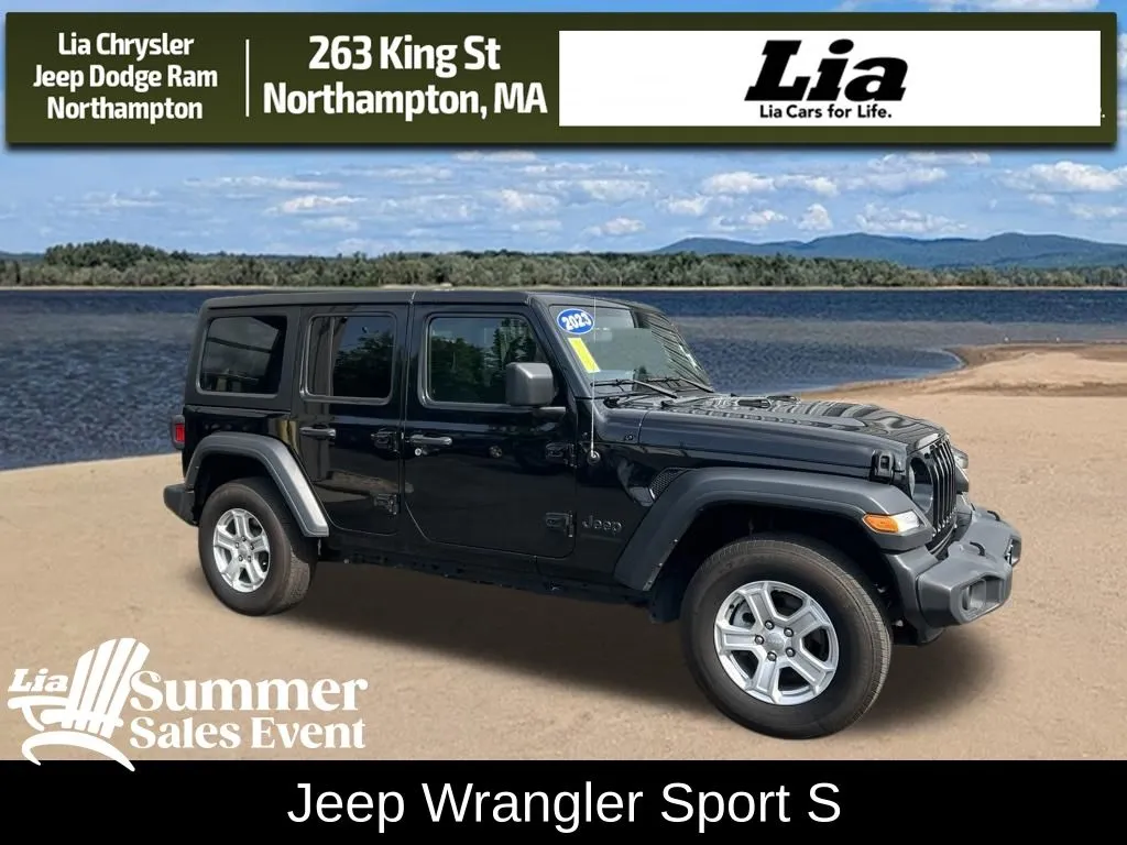 Black 2023 Jeep Wrangler Sport S for sale in Northampton, MA