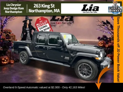 Black 2022 Jeep Gladiator Overland for sale in Northampton, MA