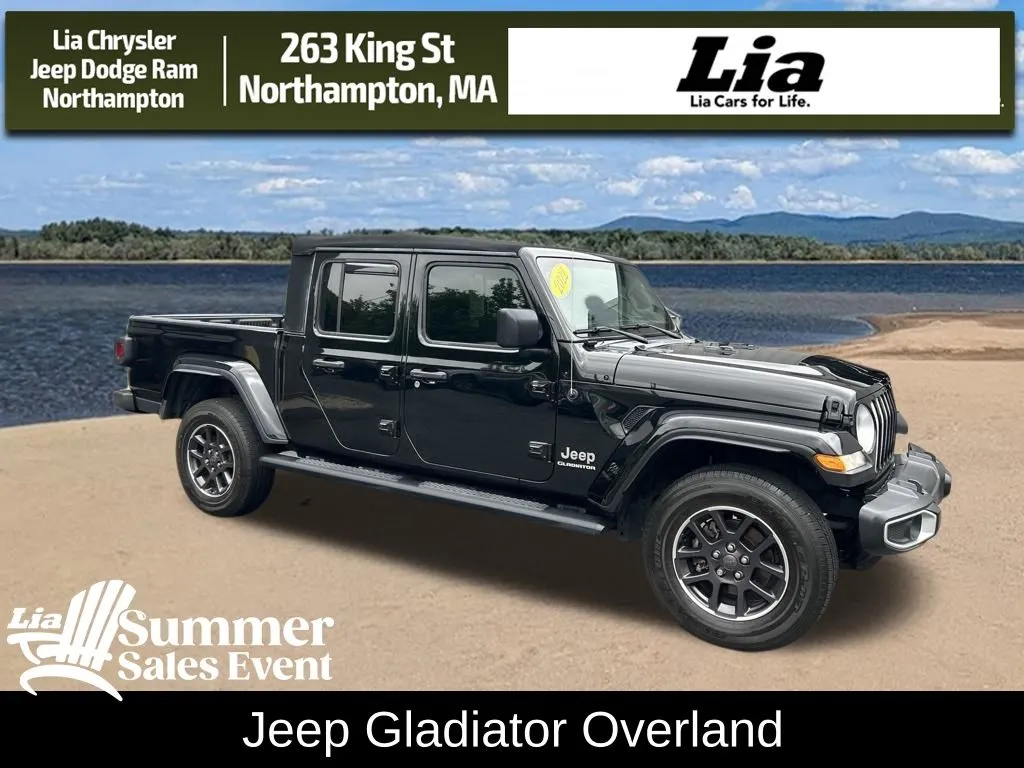 Black 2022 Jeep Gladiator Overland for sale in Northampton, MA