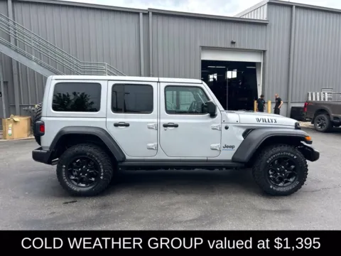 Photos of 2023 Jeep Wrangler Willys 4xe for sale in Northampton, MA at Lia Chrysler Jeep Dodge Ram Northampton